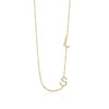 CRYSTAL INITIAL NECKLACE