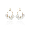 MOTHER OF PEARL CHARM EARRINGS