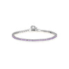 THIN TENNIS BRACELET SILVER