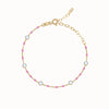 GLASS BEAD CRYSTAL ANKLETS