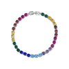 PAVE RAINBOW TENNIS BRACELET