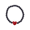 BLACK ONYX HEART BRACELET