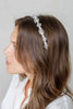 CLEAR CRYSTAL FLOWER HAIRBAND