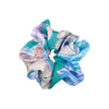 PASTEL SATIN FLORAL SCRUNCHIES