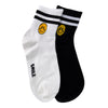 Short stripe socks smiley