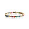 RAINBOW HEARTS TENNIS BRACELET